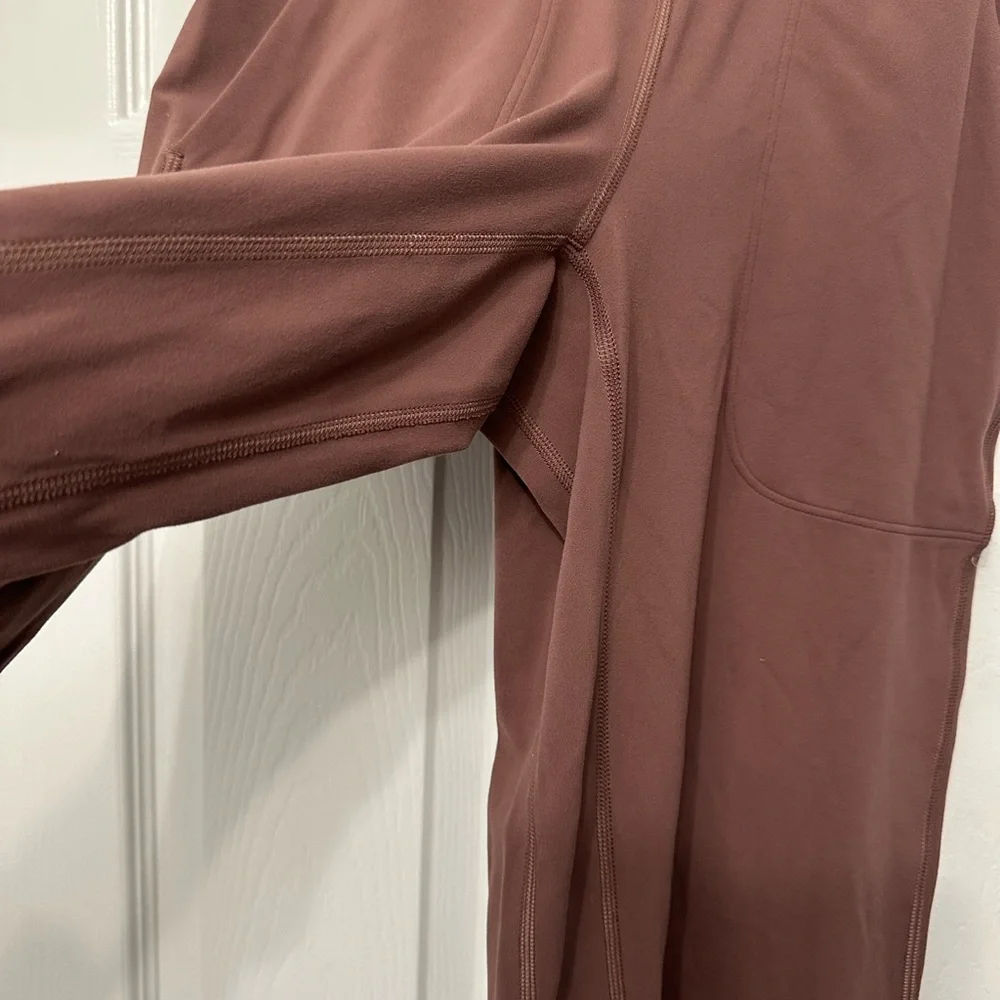 Lululemon Align High-Rise Wide-Leg Pant 31" Dark Oxide Size 2 Brown Small - Picture 5 of 8